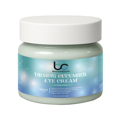 Firming Cucumber Eye Cream w/Bakuchiol, USA Made, Clean & Vegan
