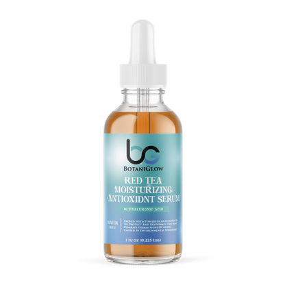 Red Tea Moisturizing + Antioxidant Serum w/Hyaluronic Acid, USA Made