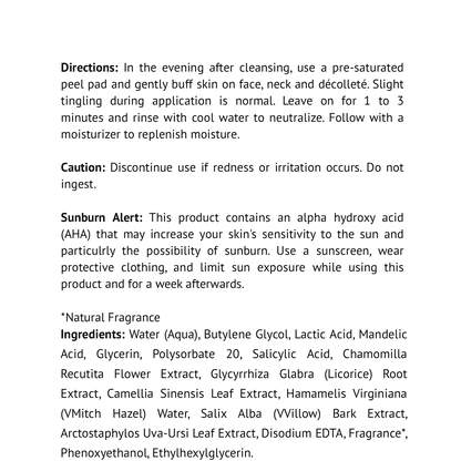 Brightening Boost Exfoliator Pads