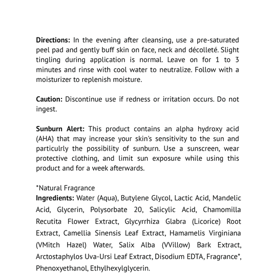 Brightening Boost Exfoliator Pads